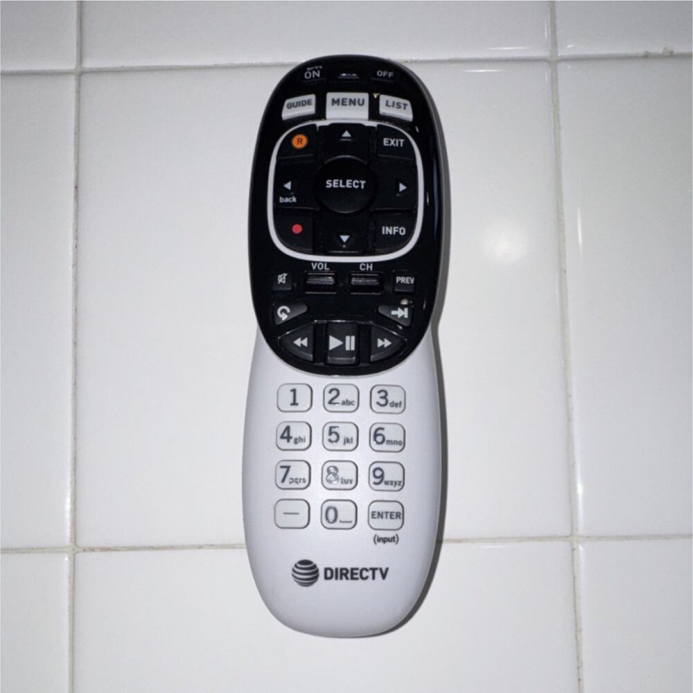 DIRECTV Remote Control Dual Color White Black Universal Replacement Controller